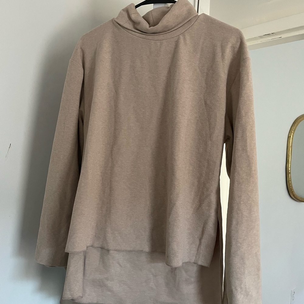 Zara Beige Turtleneck Sweater